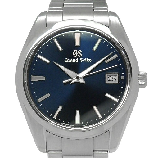 SEIKO セイコー GS 地べたセイコー ヘリテージコレクション SBGP013 9F85 石英 メンズ 青文字記号盤  【中古】【DS KATOU】