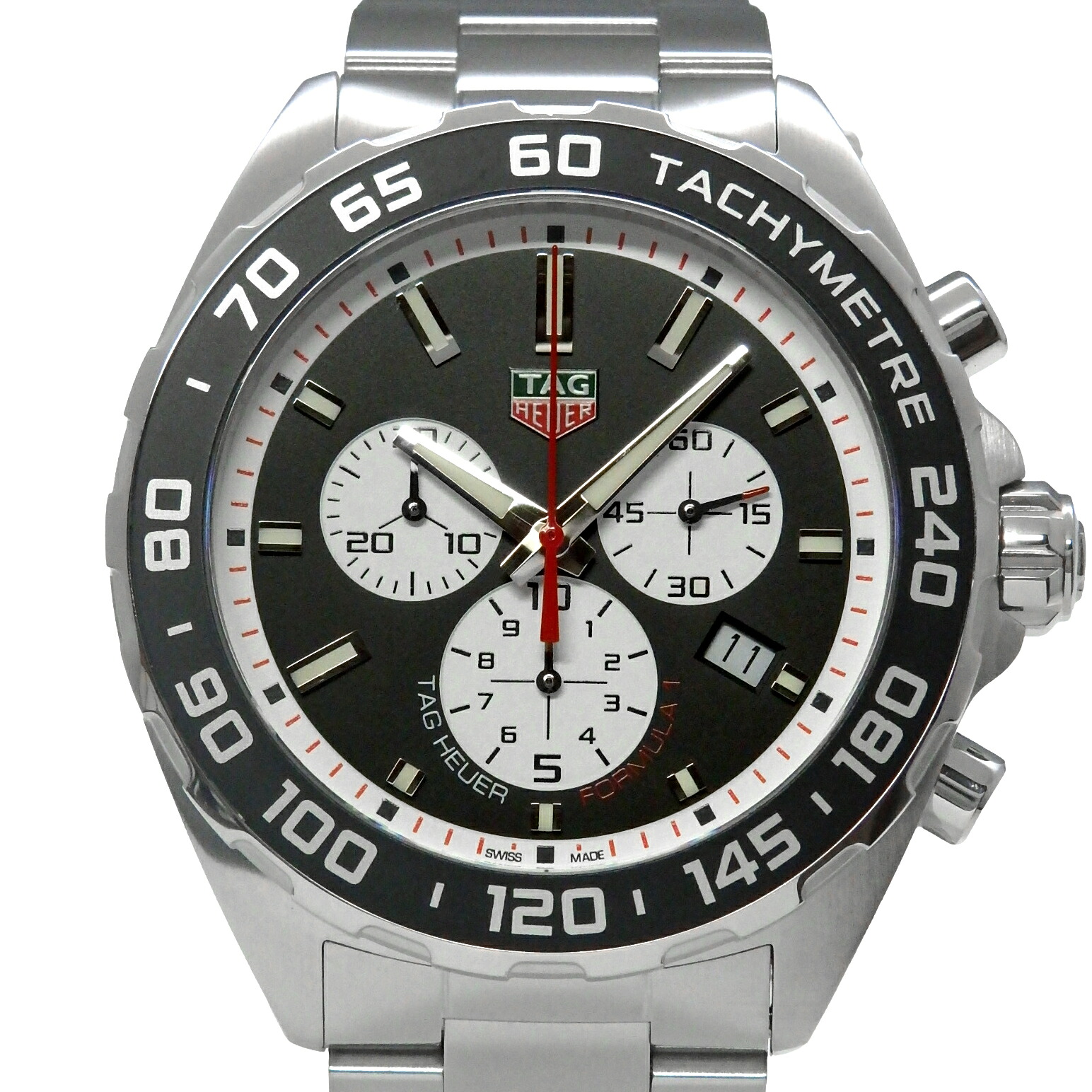 タグホイヤー 範式1 FORMULA1 CAZ101E.BA0842 クロノグラフ メンズ 石英 黒文字盤 【中古】【DS KATOU】