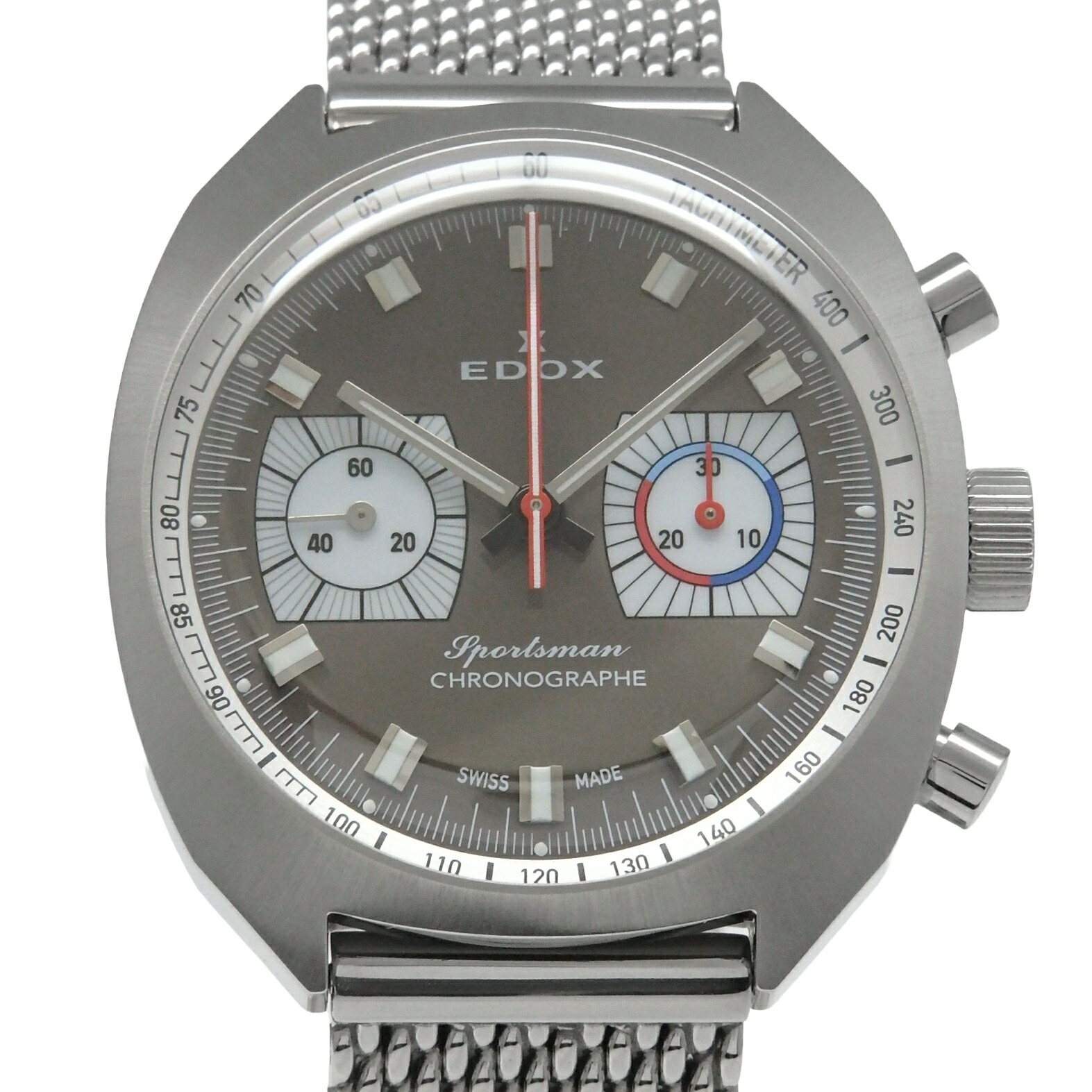 EDOX エドックス クロノラリー 運動選手 クロノグラフ 08202-3G-GIN BMW Mスポーツコラボ メンズ オートマ 赤銅色 薄墨色文字記号盤 【中古】【DS KATOU】