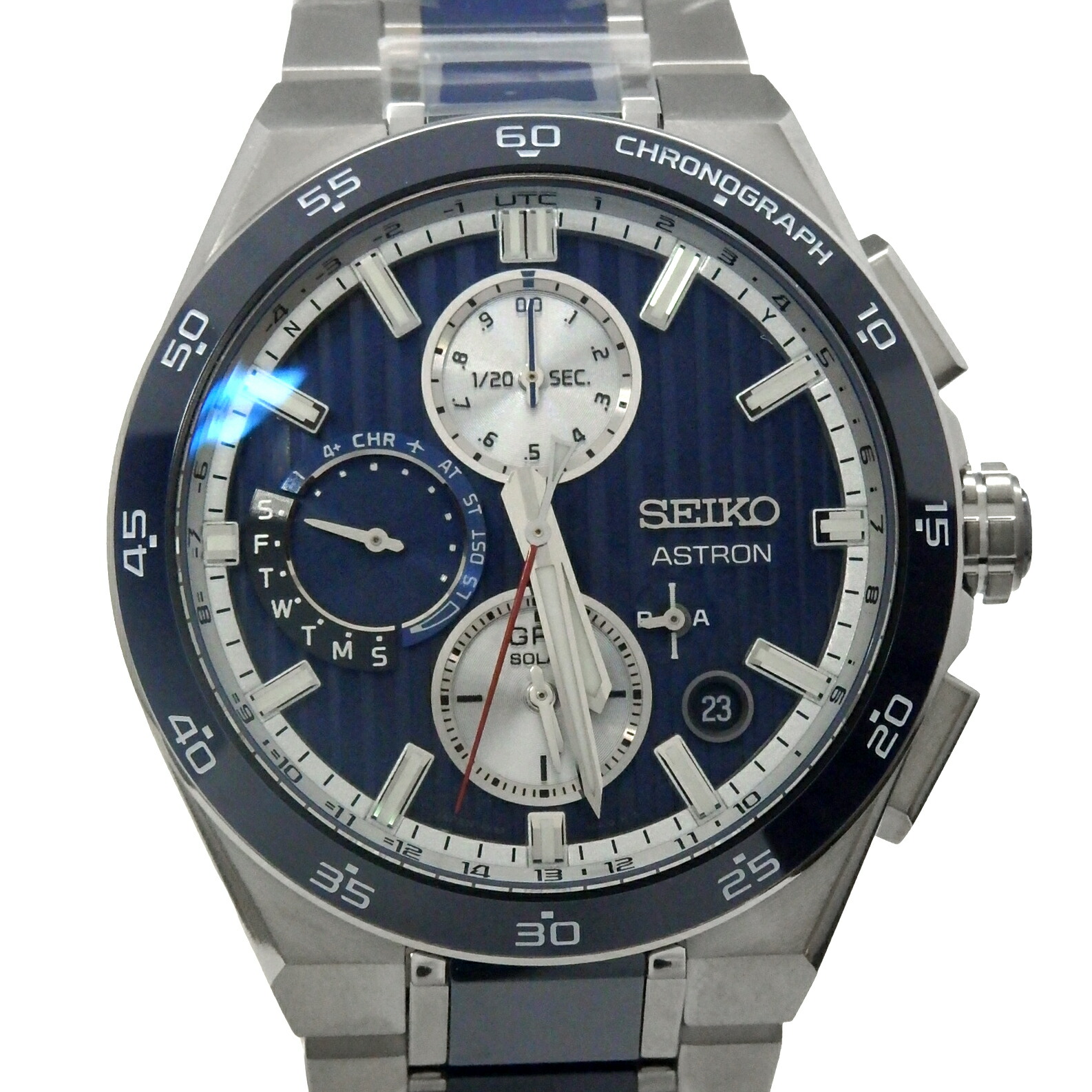 SEIKO セイコー アストロン ネクスター SBXC181 5X83 ソーラーGPS メンズ 石英 青文字記号盤 【中古】【DS KATOU】