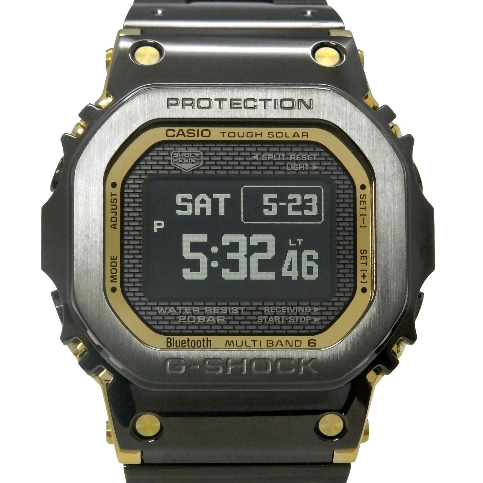 カシオ G-SHOCK 盛りだくさん金属元素 GMW-BZ5000BD-1JF 3573 ソーラー電磁波 可動性繋がり 石英 メンズ デジタル文字記号盤【中古】【DS KATOU】