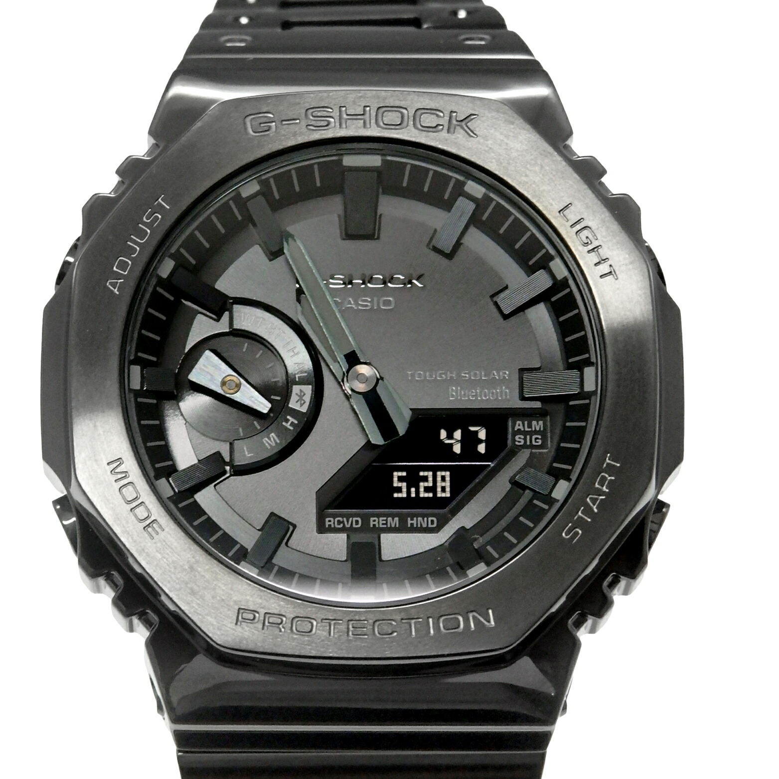 カシオ G-SHOCK 盛りだくさん金属元素 GM-B2100BD-1AJF 5691 ソーラー 移動性繋がり 石英 メンズ デジタル 黒文字盤【中古】【DS KATOU】