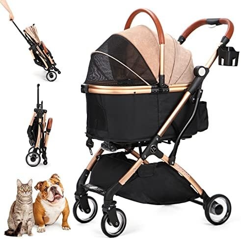 Angelpet ペットカート 分離型 猫 犬用 バギー Amazon | Angelpet ペットカート 分離型 【特許登録済み】猫 犬