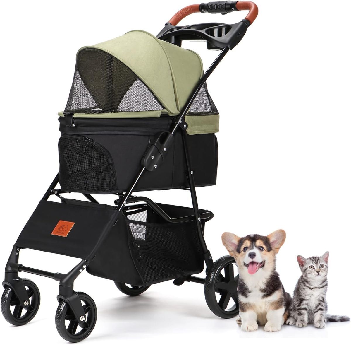 ★未開封品★JoPet ペットベビーカー 小型犬 着脱式 軽量 (グレー) ☆未開封品☆JoPet ペットベビーカー 小型犬 着脱式 軽量