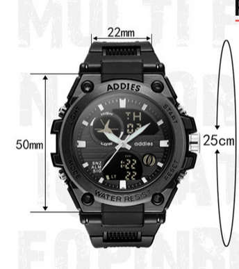 楽天市場 スポーツ デジタル アウトドア 腕時計 メンズ おしゃれ かっこいい クォーツスポーツ時計 男性 高品質 夜光 防水 シルバー Dサプライストア