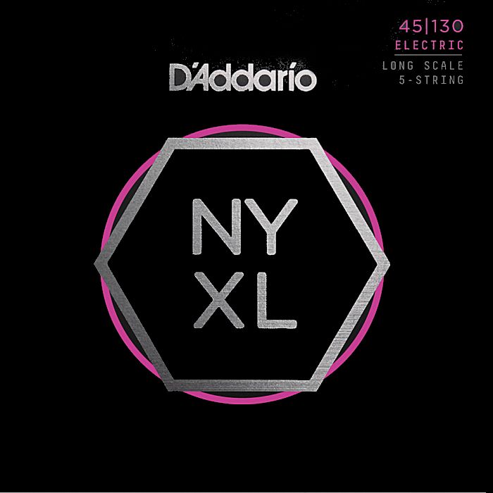 5弦用 D'Addario NYXL45130 Bass Strings 045-130 Long Scale ダダリオ ベース弦
