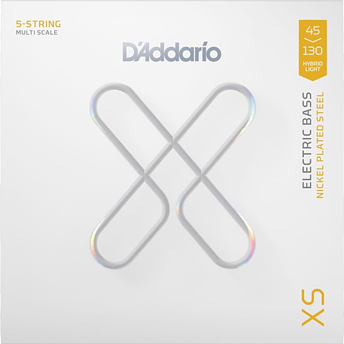 5弦用 D'Addario XSB45130MS XS Nickel 045-130 Multi Scale ダダリオ コーティング弦 ベース弦