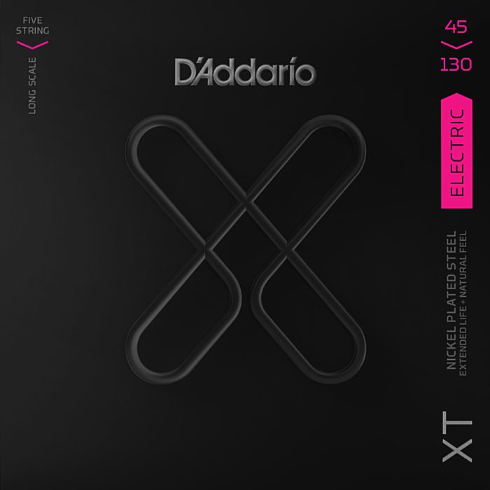 5弦用 D'Addario XTB45130 XT Nickel 045-130 Long Scale ダダリオ コーティング弦 ベース弦