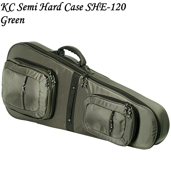 KC Guitar Case SHE120GR エレキギター用セミハードケース グリーン