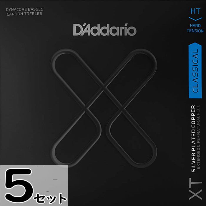 5セット D'Addario XTC46FF Classical Dynacore Carbon Hard Tension ダダリオ コーティング弦 クラシック弦 11,385円