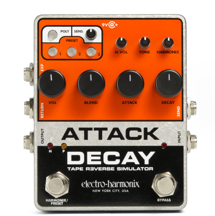 Electro-Harmonix Attack Decay テープ リバース シミュレーター 肌触りがいい