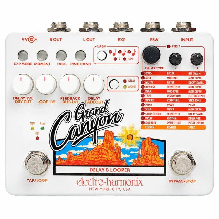 Electro-Harmonix Grand Canyon エレクトロハーモニクス ディレイ＆ルーパー