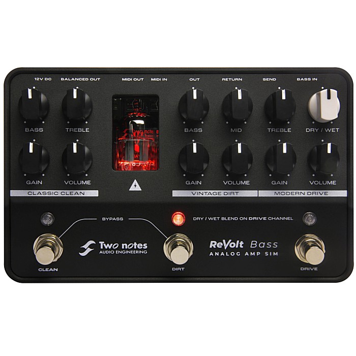 Two notes ReVolt Bass トゥーノーツ ベース用アナログ アンプ&キャビネット シミュレーター|ギターパーツの店・ダブルトラブル