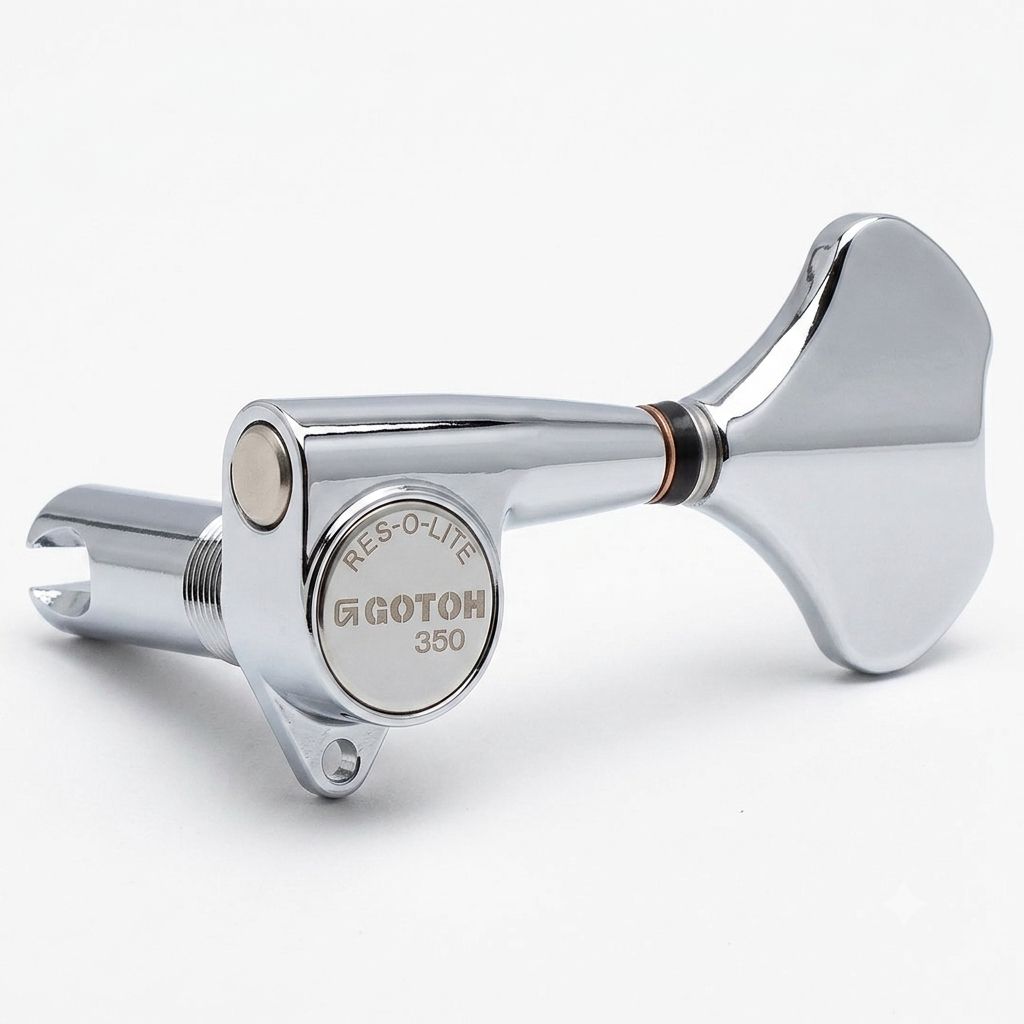 6弦ベースペグ Gotoh RES-O-LITE Series GB350-6 ゴトー ベースペグ (配列・カラーオプション対応）｜ギターパーツの店・ダブルトラブル
