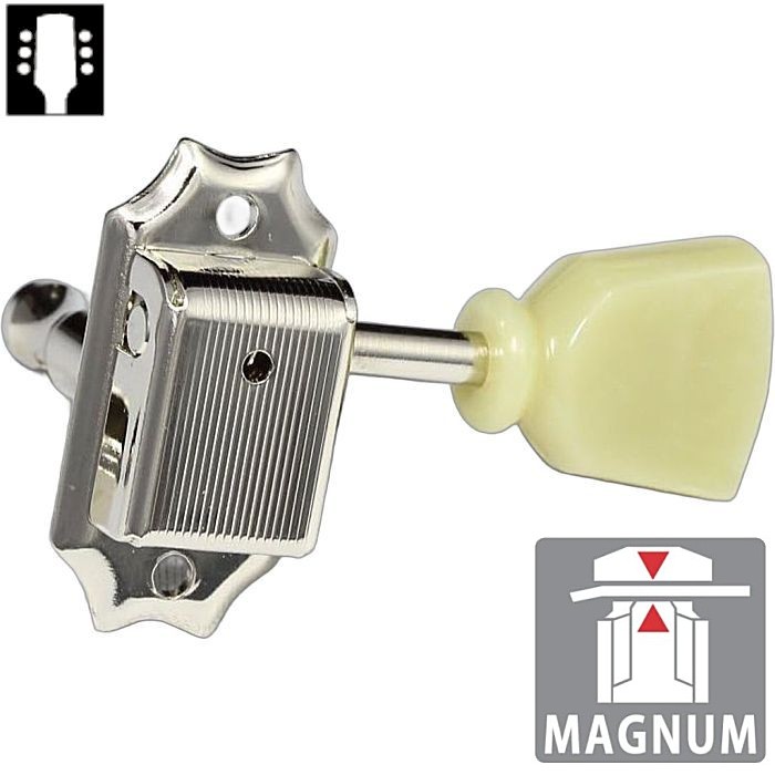 Gotoh SD90 MG Nickel L3R3 ゴトー ギターペグ マグナムロック ニッケル 3対3（ペグボタンオプション対応）