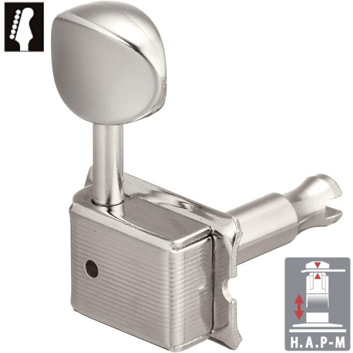 Gotoh SD91 H.A.P-M Nickel L6 ゴトー ギターペグ ハイトアジャスタブルポスト+マグナムロック ニッケル 6連（ペグボタンオプション対応） 9,931円