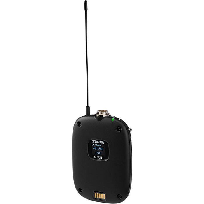 Shure SLXD1+=-JB シュア デジタルワイヤレスボディパック型送信機｜ギターパーツの店・ダブルトラブル