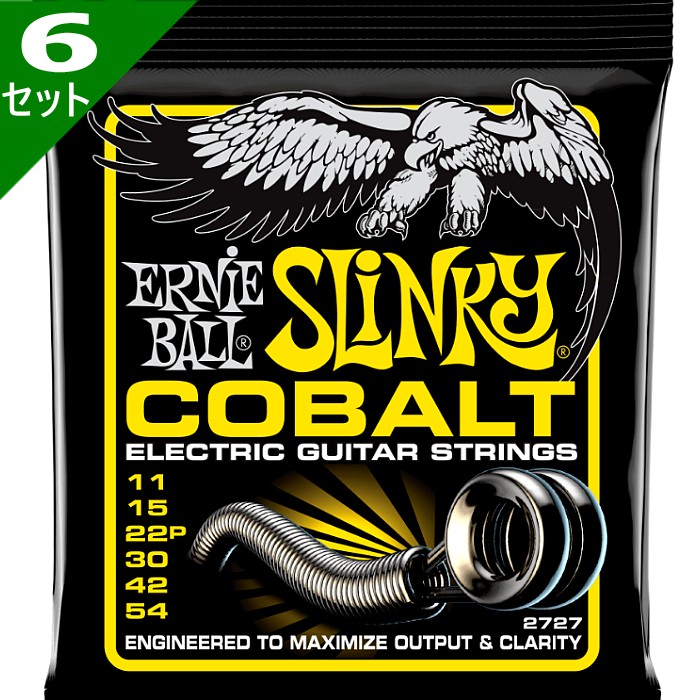 6セット Ernie Ball 2727 Cobalt Beefy Slinky 011 054 アーニーボール エレキギター弦 Dcgroup Com