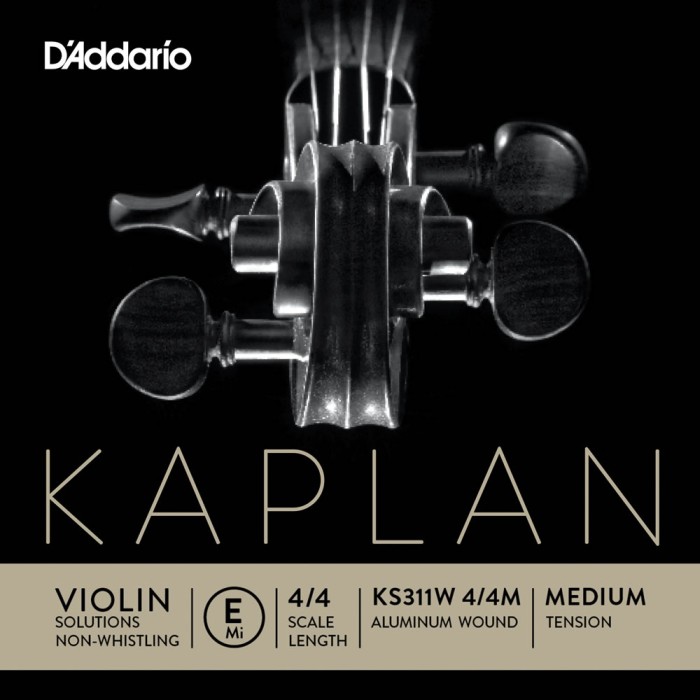 楽天市場】D'Addario Kaplan Vivo Violin String KV310 3/4M ダダリオ