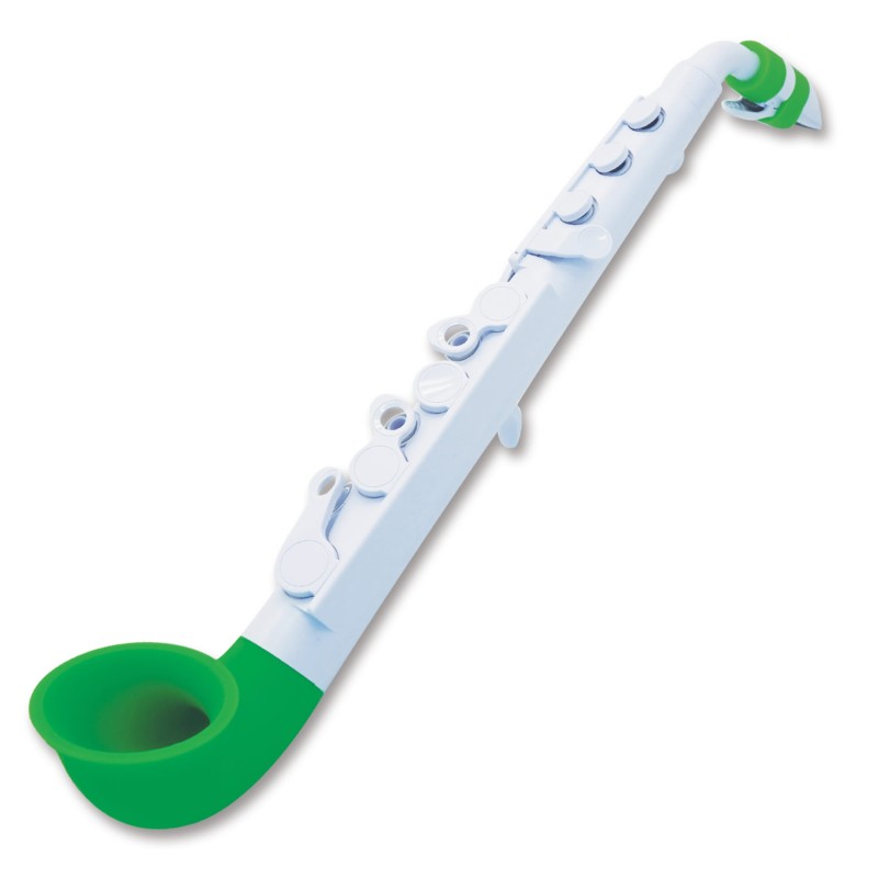 nuvo jSAX 2.0 White Green ヌーボ プラスチック製サックス ver2.0
