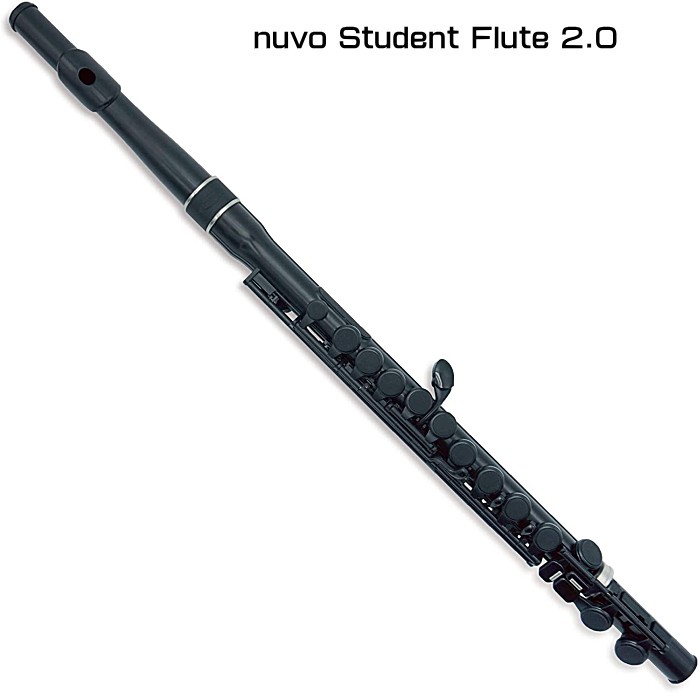 nuvo Student Flute 2.0 Black Black ヌーヴォ プラスチック製フルート