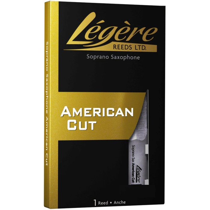 Legere American Cut SSA レジェール ソプラノサックス用樹脂製リード 1.50/1.75/2.00/2.25/2.50/2.75/3.00/3.25/3.50