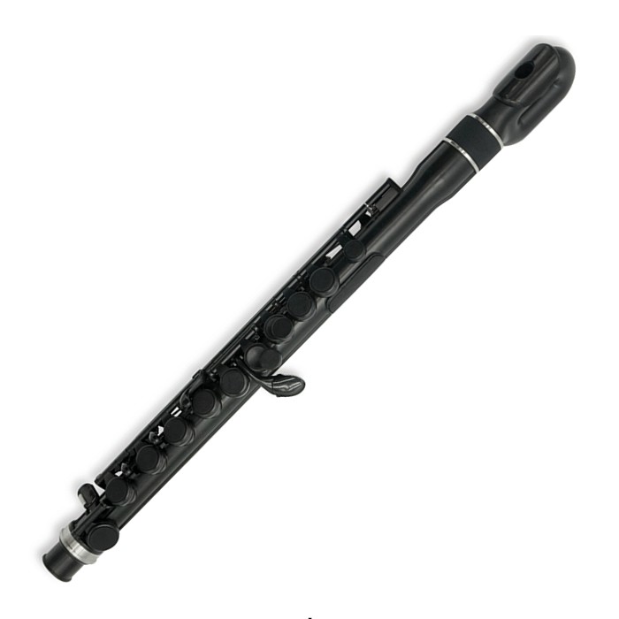 nuvo jFlute 2.0 Black/Black ヌーヴォ プラスチック製フルート|ギターパーツの店・ダブルトラブル