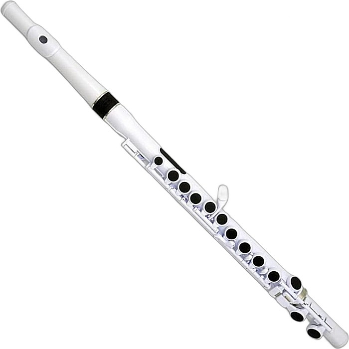nuvo Student Flute 2.0 White/Black ヌーヴォ プラスチック製フルート