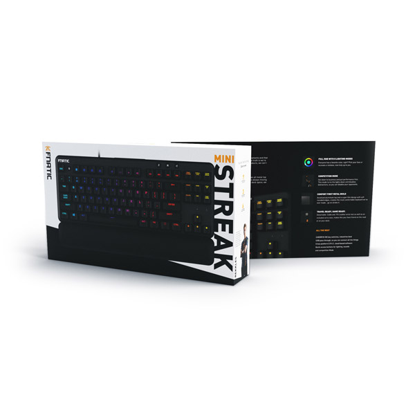 まとめ買いでお得 Kb496 Fg Kb 英語配列 静音赤軸 ゲーミングキーボード Ministreak Fnaticgear マウス キーボード 入力機器