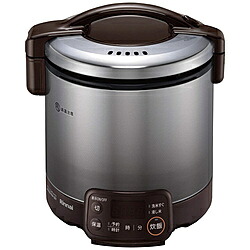 リンナイ 屁っ放り炊飯器 0.9L（1～5合） RR-050VQT（DB) プロパンガス LPG 靉靆たる赤銅色 RR050VQTDB