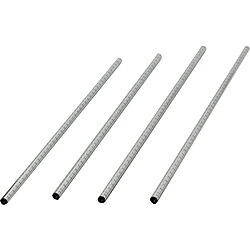 トラスコ中山 ＴＲＵＳＣＯ　フェニックスワゴン　傾斜棚用支柱　Ｈ１３００用　４本入 PEW-13H-M16SET PEW13HM16SET