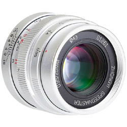 中一光学 SPEEDMASTER 25mm F0.95 シルバー [マイクロフォーサーズ] 標準レンズ(MFレンズ) SPEEDMASTER09525MFTS [代引不可]｜ソフマップ店