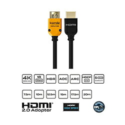KORDZ PRS3O-HD1000 HDMIケーブル PRS3 ACTIVE OPTICAL オレンジ ［10m /HDMI⇔HDMI /スタンダードタイプ］ PRS3OHD1000