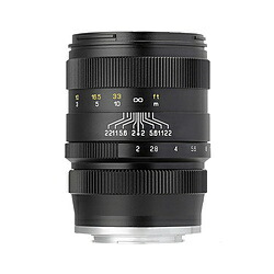 中一光学 写真機水晶体 CREATOR 85粍 F2  専用ボンネット属する   CREATOR2/85粍(X)BK ［FUJIFILM X /単興味の中心水晶体］ CREATOR285XBK [代引不可]