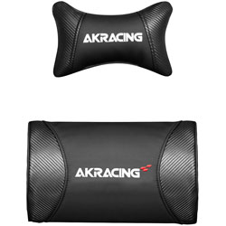 AKRACING AKRacing ヘッドレスト / ランバーサポートセット AKR-CUSHION_SET/PU/CARBON_BLACK CUSHION_SETPUCARBO｜ソフマップ店
