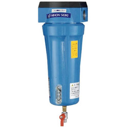 日本精器 高性能エアフィルタ15A1ミクロン(ドレンコック付) NITN215ADLDV NITN215ADLDV｜ソフマップ店