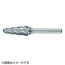 トラスコ中山 超硬赤ちょうちん テーパー（先丸） Φ16X刃長30X軸6 軽銀とり捨てる TA7C160 TA7C160
