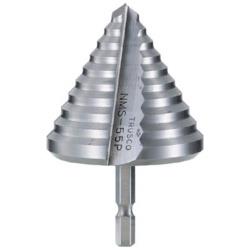 トラスコ中山 六角軸樹脂用ステップドリル 2枚刃 45～55mm NMS55P NMS55P