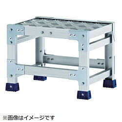 アルインコ アルインコ　作業台（天板縞板タイプ）１段　天板寸法５００×４００ｍｍ　高０．３ｍ CSBC135S 24,009円