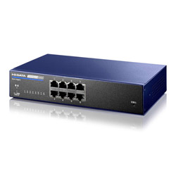 アイオーデータ BSH-G08MB　IEEE802.1X認証対応L2インテリジェントスイッチ[8ポート] BSH-GMBシリーズ BSHG08MB｜ソフマップ店