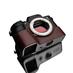 GARIZ SONY α9/α7R III/α7 III 兼用 本革カメラケース XS-CHA7M3BRO　ブラウン XSCHA7M3BRO