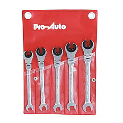 SEKPROAUTO FNFG-5SP フレアナットフレックスギアレンチセット 5PC(10-14mm)セット FNFG5SP