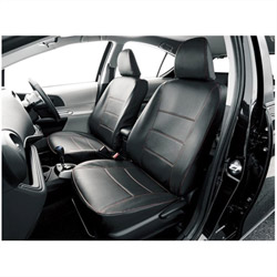 BONFORM 4497-51R　シートカバー　ソフトレザーR　M5-15アクア　専用2列車　Mラー：レッド 449751R｜ソフマップ店