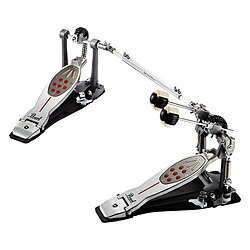 パール ドラムペダル CHAIN DRIVE DOUBLE PEDAL レッドライン チェーンドライヴ(ツインペダルコンプリートセット) Pearl P-2052C P2052C
