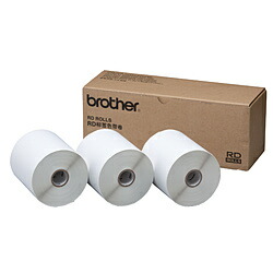 brother(茶飲み友だち) RD一巻き 長尺紙テープ 3一巻き RD ROLLS  RD-S01J2 ［102粍幅］ RDS01J2