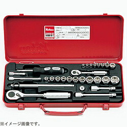 山下工業研究所 2260M 1/4インチ(6.35mm) ソケットセット 28pc 2260M