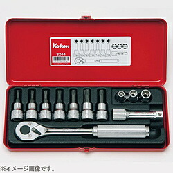 山下産業科学研究所 3244 3/8in(9.5粍) ソケット仕掛ける 12pc 3244