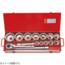 山下工業研究所 8225M 1インチ(25.4mm) ソケットセット 15pc 8225M