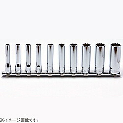 山下工業研究所 RSAS2305A/10 1/4インチ(6.35mm) 12角ディープソケット(航空規格(AS954)ソケット)レールセット 10pc RSAS2305A10|ソフマップ店