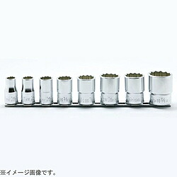 山下工業研究所 RS4405W/8 1/2インチ(12.7mm) 12角BSWソケット(英国規格ソケット)レールセット 8pc RS4405W/8 RS4405W8｜ソフマップ店